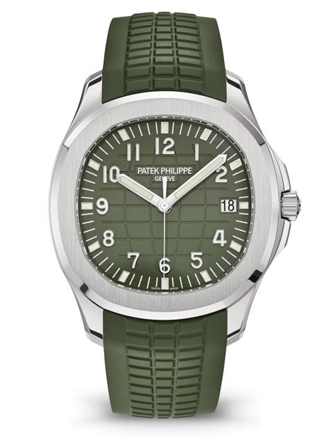 patek philippe 5168g-010 khaki|patek philippe aquanaut price list.